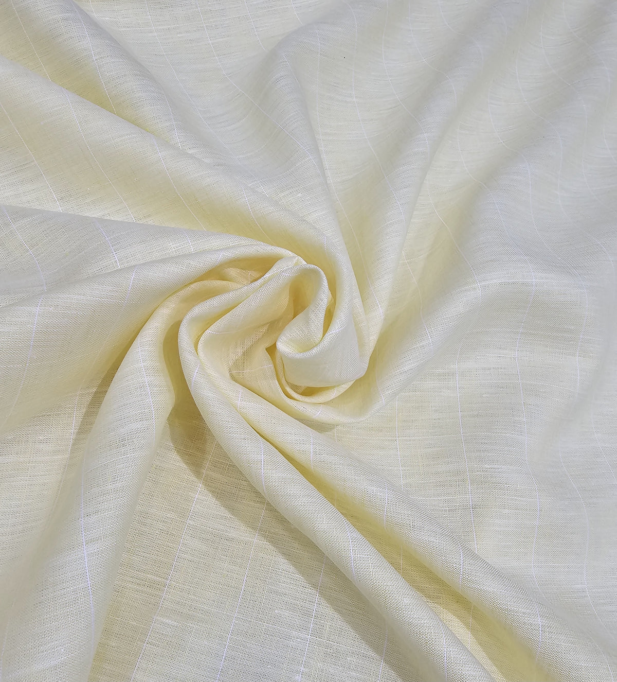 Raymond Fresco Lino Pure Linen Unstitched Shirting Fabric (Light Yellow)
