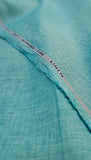 Raymond Cyprus Pure Linen Unstitched Shirting Fabric (Turquoise)