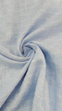 Raymond Fresco Lino Pure Linen Unstitched Shirting Fabric (Light Sky Checkered)