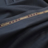 Raymond Preziosa Unstitched Pinstripe Suit Fabric (Navy Blue)