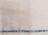 Raymond Exotic Pure Linen Unstitched Shirting Fabric (Light Pink)