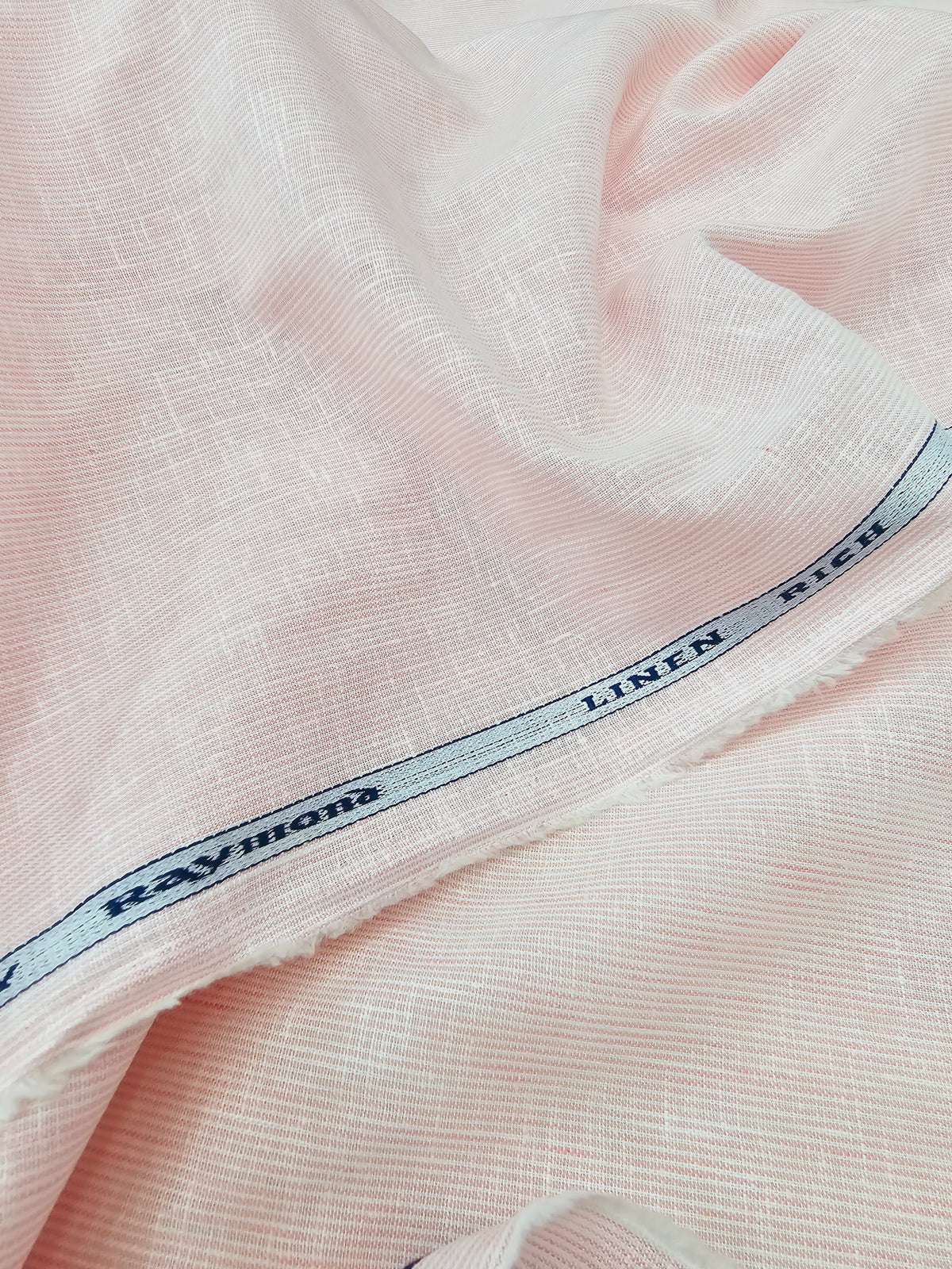 Raymond Exotic Linen-Cotton Unstitched Shirting Fabric (Light Pink)