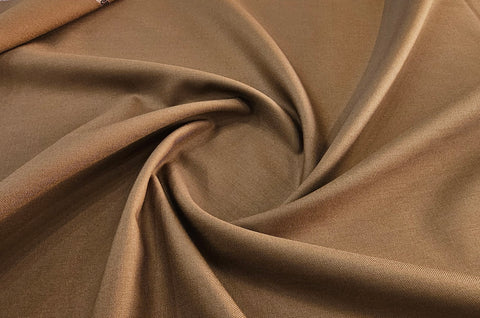 OCM Lexus Superfine Stitched Suiting Fabric (Tan-Brown)