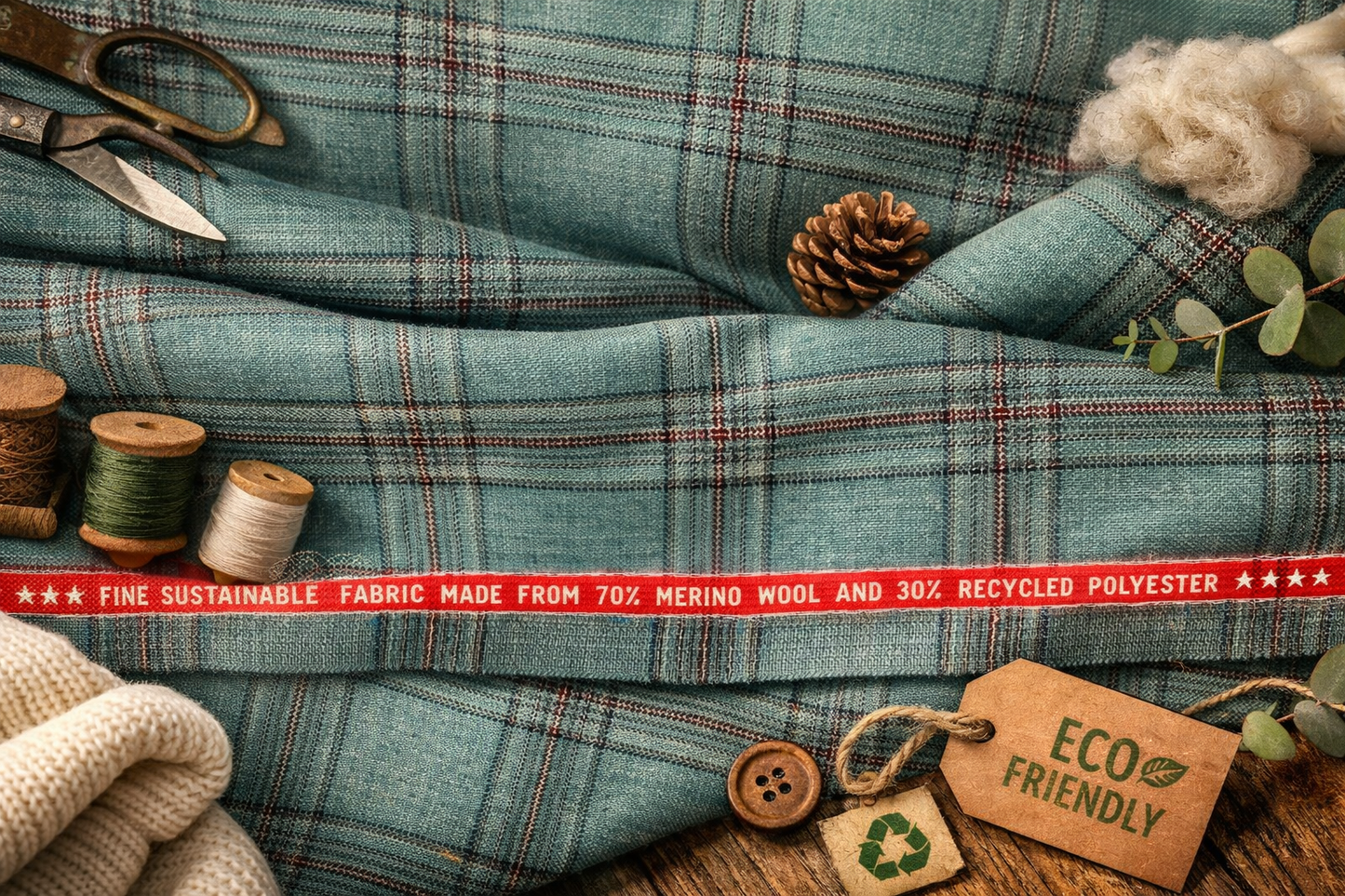 Raymond Amedus Merino Wool Unstitched Suiting Fabric