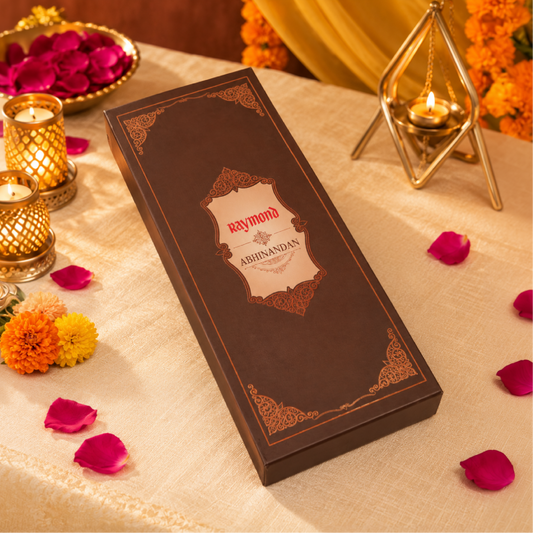 Raymond Home Abhinandan Shawl – Premium Brown Shawl for Men