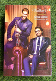 Vaibhav's Creations Gold Gift Pack of Unstitched Shirt & Trouser Fabrics