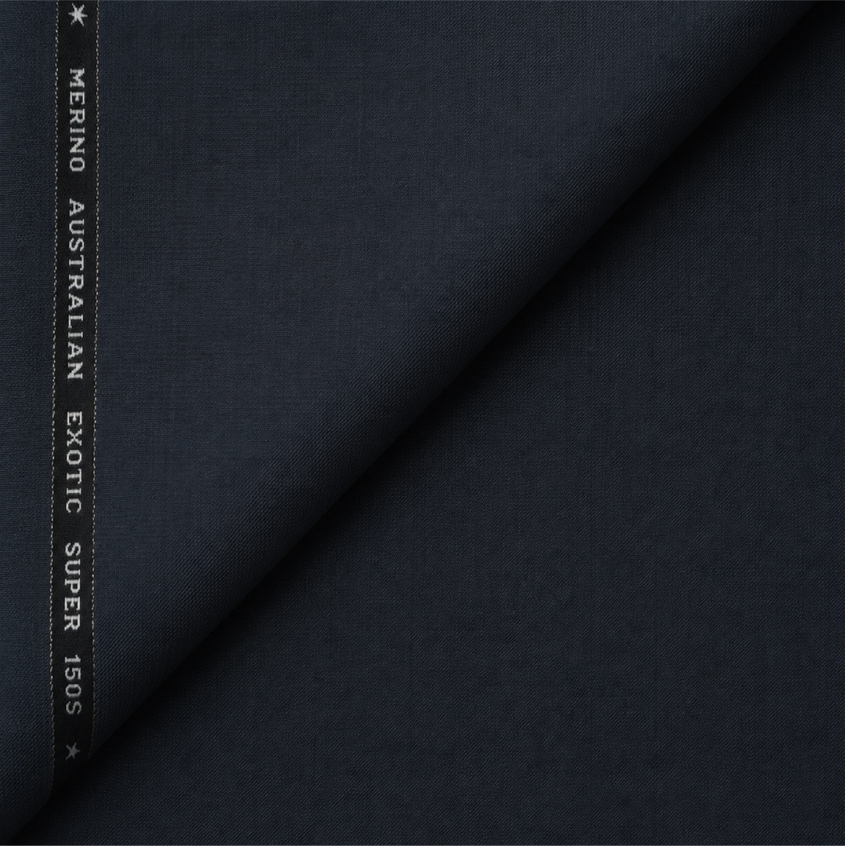 OCM Aristo Merino Wool 150 Unstitched Suiting Fabric (Dark Navy Blue)