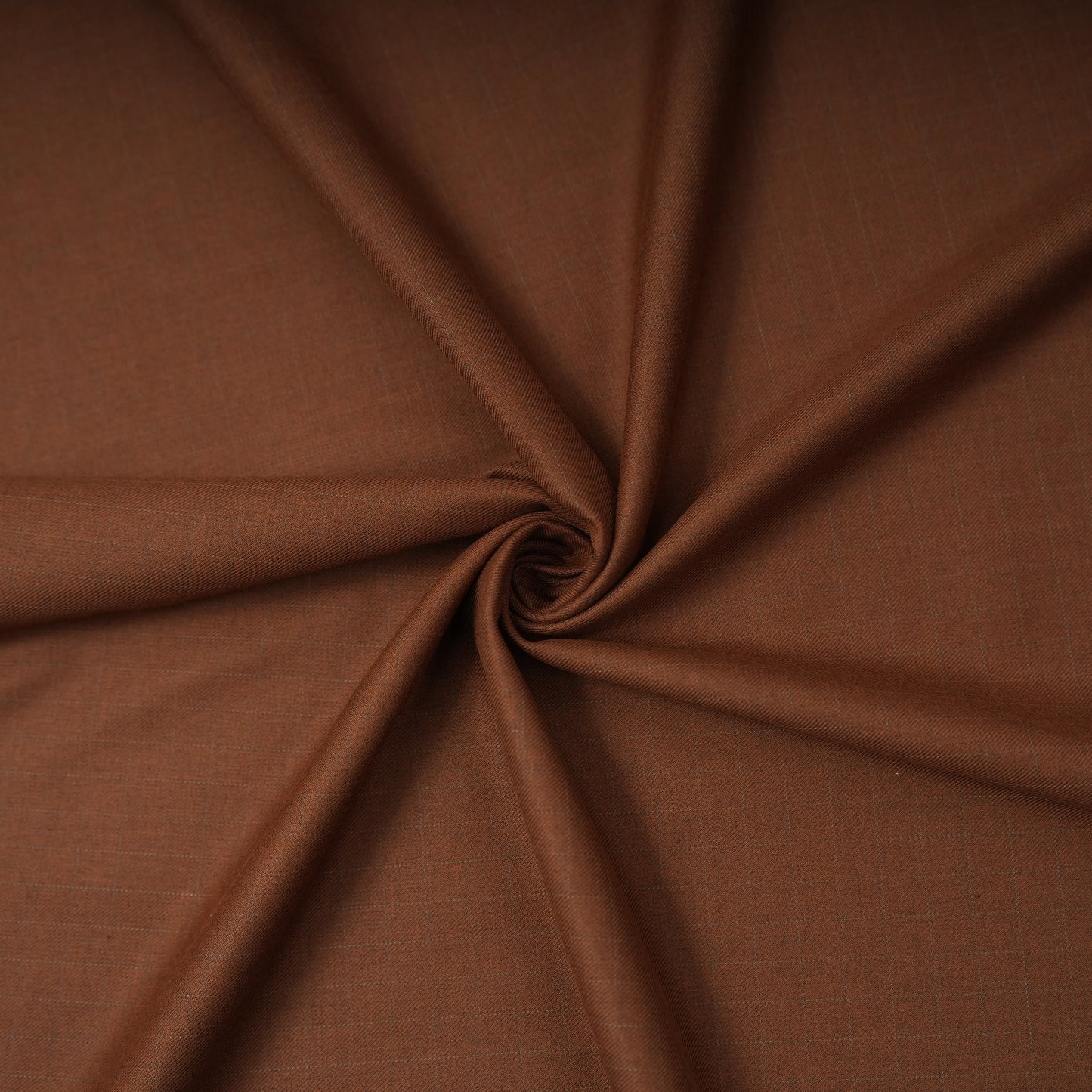 Raymond Bellismo Unstitched Suiting Fabric (Rust Brown with Self Micro Checks)