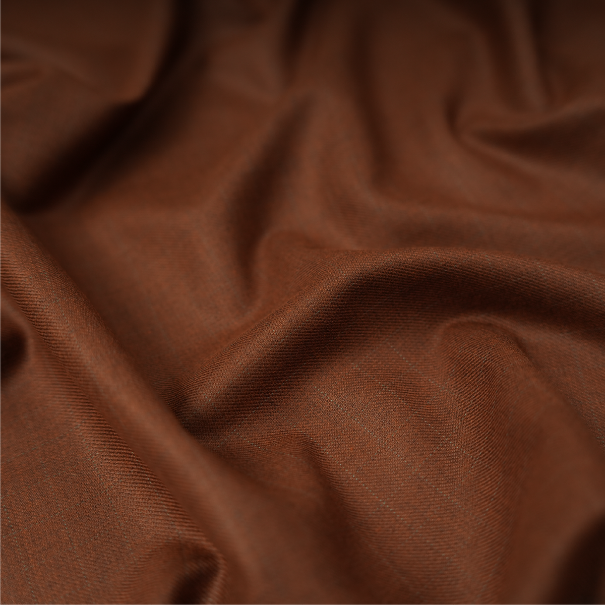 Raymond Bellismo Unstitched Suiting Fabric (Rust Brown with Self Micro Checks)
