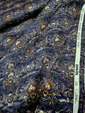 Raymond Ink Cotton Printed Unstitched Shirting Fabric (Dark Blue)