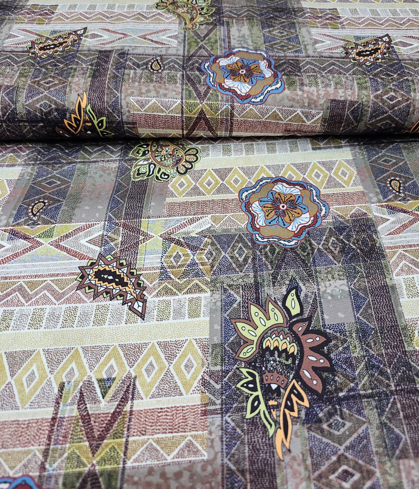 Raymond Splash Cotton Printed Unstitched Shirting Fabric (Multi-Color)