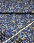 Raymond Splash Cotton Printed Unstitched Shirting Fabric (Ink Blue)