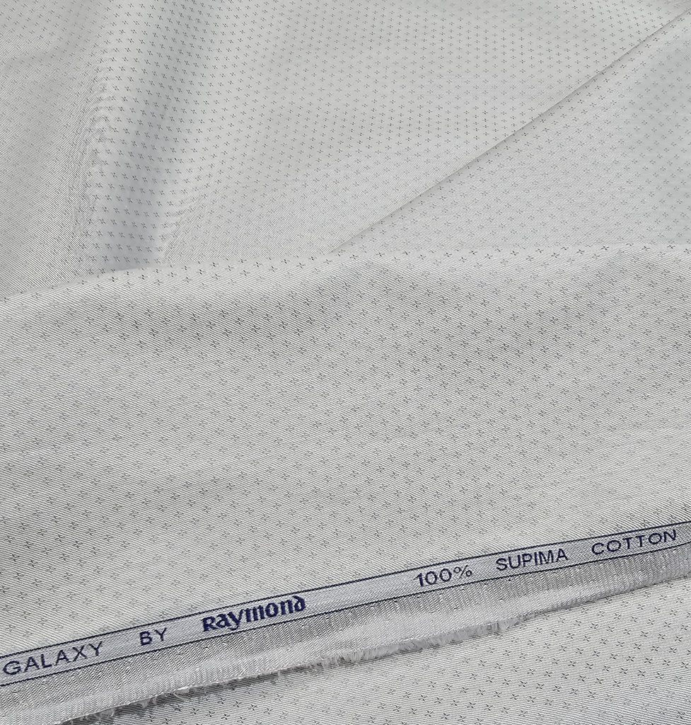 Raymond Galaxy 100% Pure Supima Cotton Unstitched Shirting Fabric