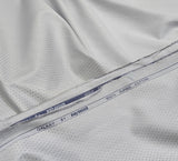 Raymond Galaxy 100% Pure Supima Cotton Unstitched Shirting Fabric (Light Grey)