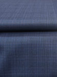 Raymond Techno Fresh Super 100's Merino Wool Unstitched Self-Check Suiting Fabric (Blue)