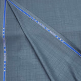 Raymond Bellismo Self-Check Unstitched Suiting Fabric (Blue-Grey)