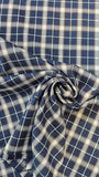 Raymond Flair Premium Cotton Unstitched Shirting Fabric (Dark Blue)
