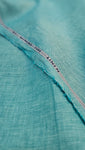 Raymond Cyprus Pure Linen Unstitched Shirting Fabric (Turquoise)