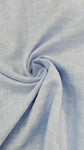 Raymond Fresco Lino Pure Linen Unstitched Shirting Fabric (Light Sky Checkered)
