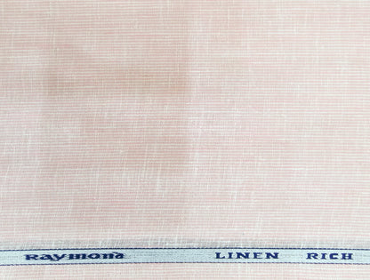 Raymond Exotic Linen-Cotton Unstitched Shirting Fabric (Light Pink)