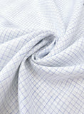 Raymond Exotic Pure Linen Mini Check Unstitched Shirting Fabric (White)