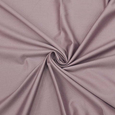 Vaibhav's Creations Pure Egyptian Giza Cotton Unstitched Shirting Fabric (Metallic Mauve)