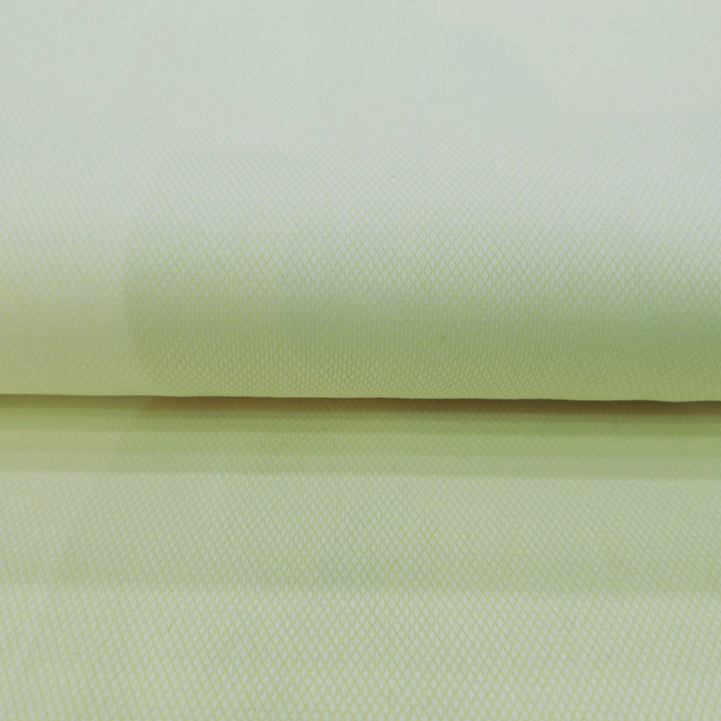 Raymond Creaseless Premium Cotton Dotted Unstitched Shirting Fabric (Light Yellow)