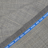 Raymond Regal Gaze Unstitched 120s Merino Wool Suiting Fabric (Dusty Grey)