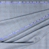 Raymond Styleford Unstitched 130s Merino Wool Suiting Fabric (Grey & Blue)