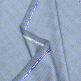 Raymond Styleford Unstitched 130s Merino Wool Suiting Fabric (Grey & Blue)