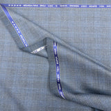 Raymond Styleford Unstitched 130s Merino Wool Suiting Fabric (Grey & Blue)