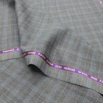 Raymond Regal Gaze Unstitched 120s Merino Wool Suiting Fabric (Dark Grey)