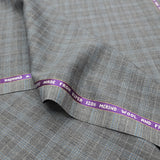 Raymond Regal Gaze Unstitched 120s Merino Wool Suiting Fabric (Dark Grey)