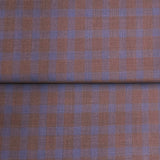 Raymond Regal Gaze Unstitched 120s Merino Wool Suiting Fabric (Maroon & Blue)