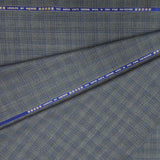 Raymond Luxolite Unstitched 120s Merino Wool Suiting Fabric (Grey)