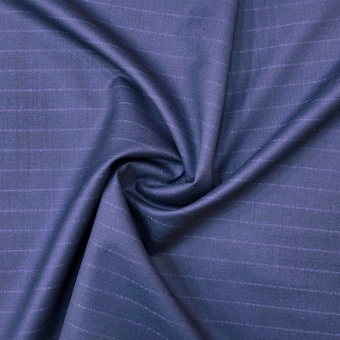 Raymond Styleford Unstitched 130s Merino Wool Suiting Fabric (Blue)