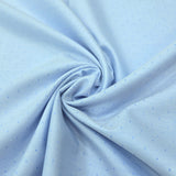 Vaibhav's Creations Cotton-Rich Dotted Unstitched Shirting Fabric (Light Blue)