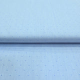 Vaibhav's Creations Cotton-Rich Dotted Unstitched Shirting Fabric (Light Blue)