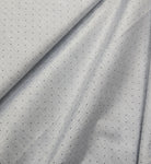 Vaibhav's Creations Cotton-Rich Dotted Unstitched Shirting Fabric (Light Grey)