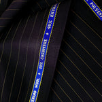 Raymond Expressions Unstitched 120s Merino Wool & Cashmere Suiting Fabric (Black)