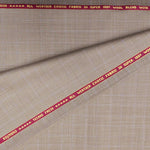 Raymond Techno Fresh Unstitched Super 100s Merino Wool Suiting Fabric (Beige)