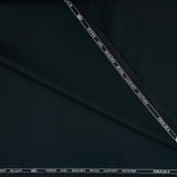 Ferrara Unstitched Super 140s Pure Merino Wool Suiting Fabric (Black)