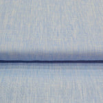 Vaibhav's Creations Premium Italian Cotton-Linen Unstitched Shirting Fabric (Light Sky)
