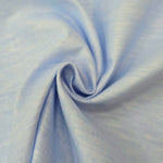 Vaibhav's Creations Premium Italian Cotton-Linen Unstitched Shirting Fabric (Light Sky)
