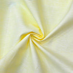 Vaibhav's Creations Premium Italian Cotton-Linen Unstitched Shirting Fabric (Light Yellow)