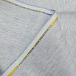 Vaibhav's Creations Premium Italian Cotton-Linen Unstitched Shirting Fabric (Light Grey)
