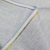 Vaibhav's Creations Premium Italian Cotton-Linen Unstitched Shirting Fabric (Light Grey)