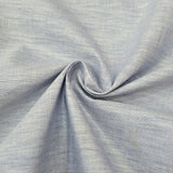 Vaibhav's Creations Premium Italian Cotton-Linen Unstitched Shirting Fabric (Light Grey)