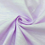 Vaibhav's Creations Premium Italian Cotton-Linen Unstitched Shirting Fabric (Light Purple)