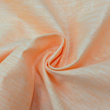 Vaibhav's Creations Premium Italian Cotton-Linen Unstitched Shirting Fabric (Peach)